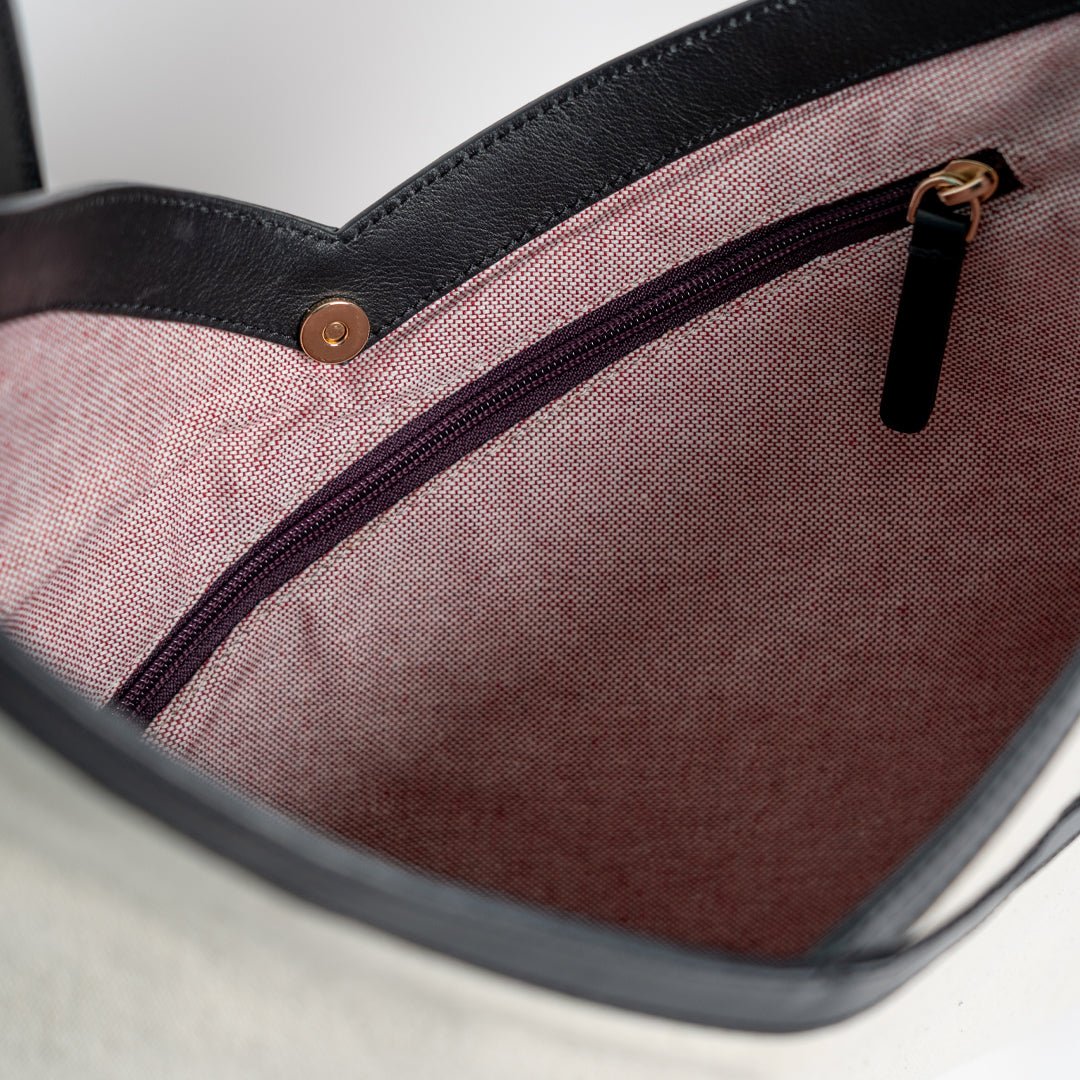 Split Shape Tote - Linen Beige - ann kurz