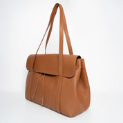 The Greatest Shopper - Grain Leather Brown - ann kurz