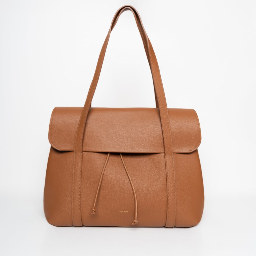 The Greatest Shopper - Grain Leather Brown - ann kurz