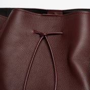 The Greatest Shopper - Grain Leather Burgundy - ann kurz