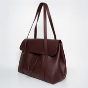 The Greatest Shopper - Grain Leather Burgundy - ann kurz