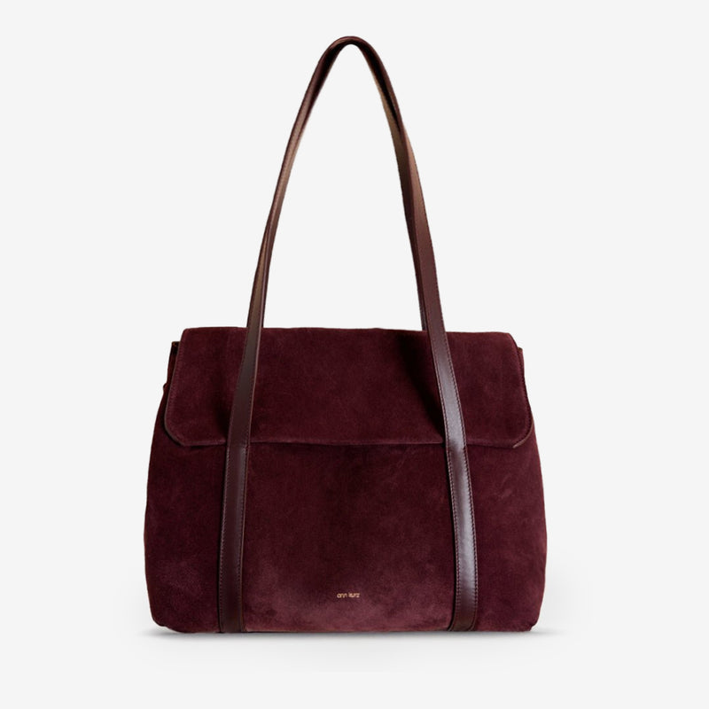The Greatest Shopper - Suede Burgundy - ann kurz
