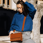 The Perfect Square Crossbody Bag - Mix Cuero - ann kurz