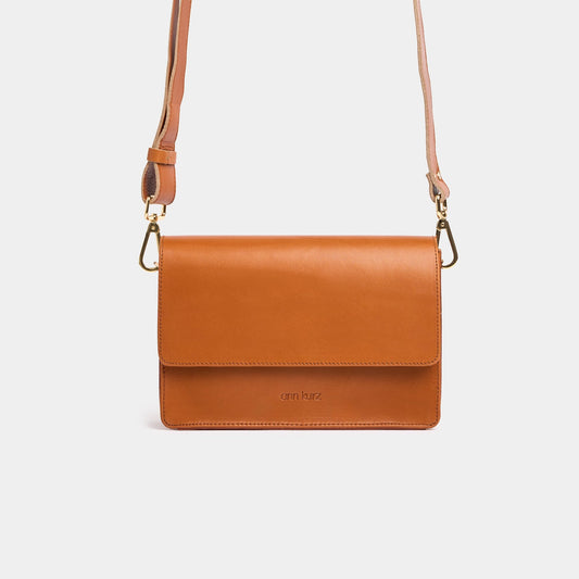 The Perfect Square Crossbody Bag - Nappa Cuero - ann kurz