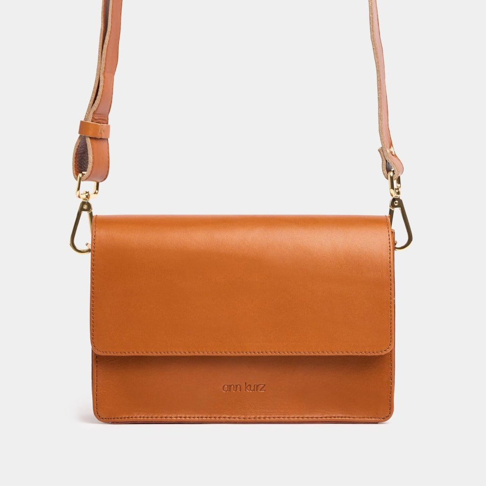 The Perfect Square Crossbody Bag - Nappa Cuero - ann kurz