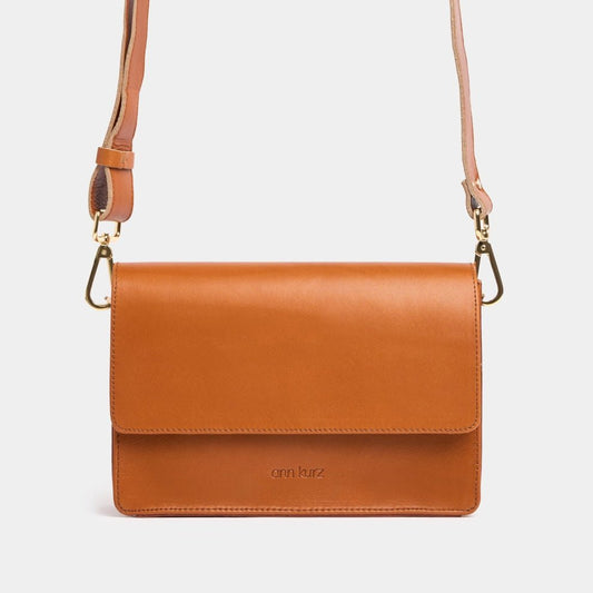 The Perfect Square Crossbody Bag - Nappa Cuero - ann kurz