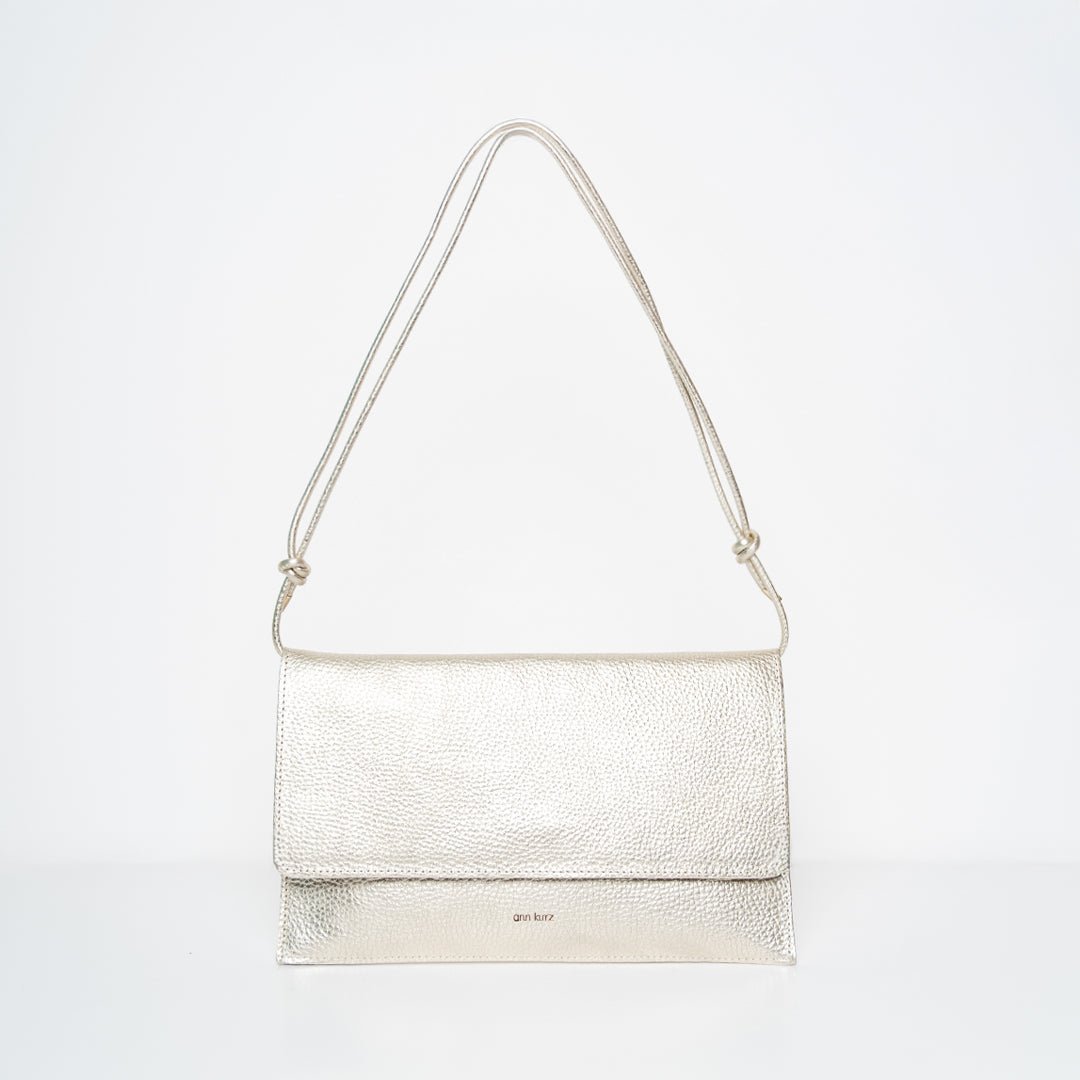 Thin Clutch - Metallic Champagne - ann kurz