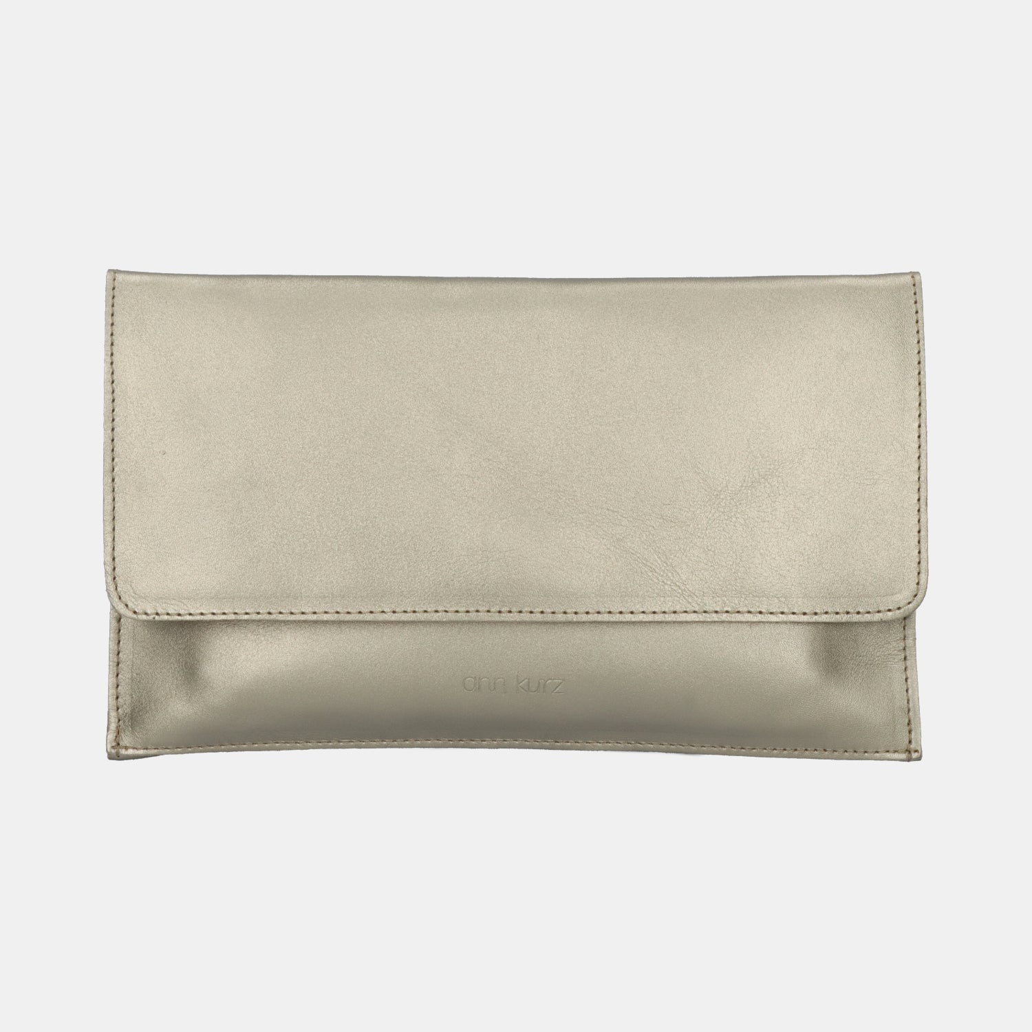 Thin Clutch - Metallic Gold - ann kurz