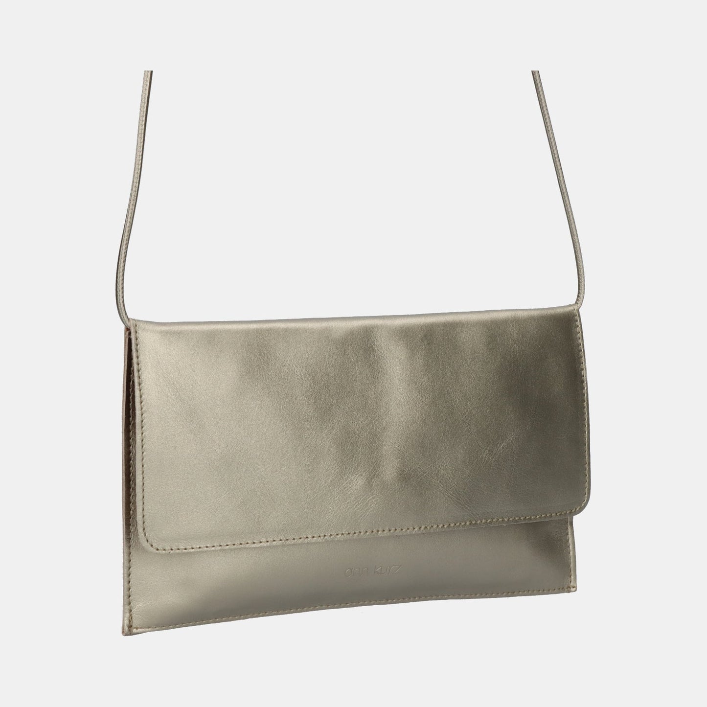 Thin Clutch - Metallic Gold - ann kurz