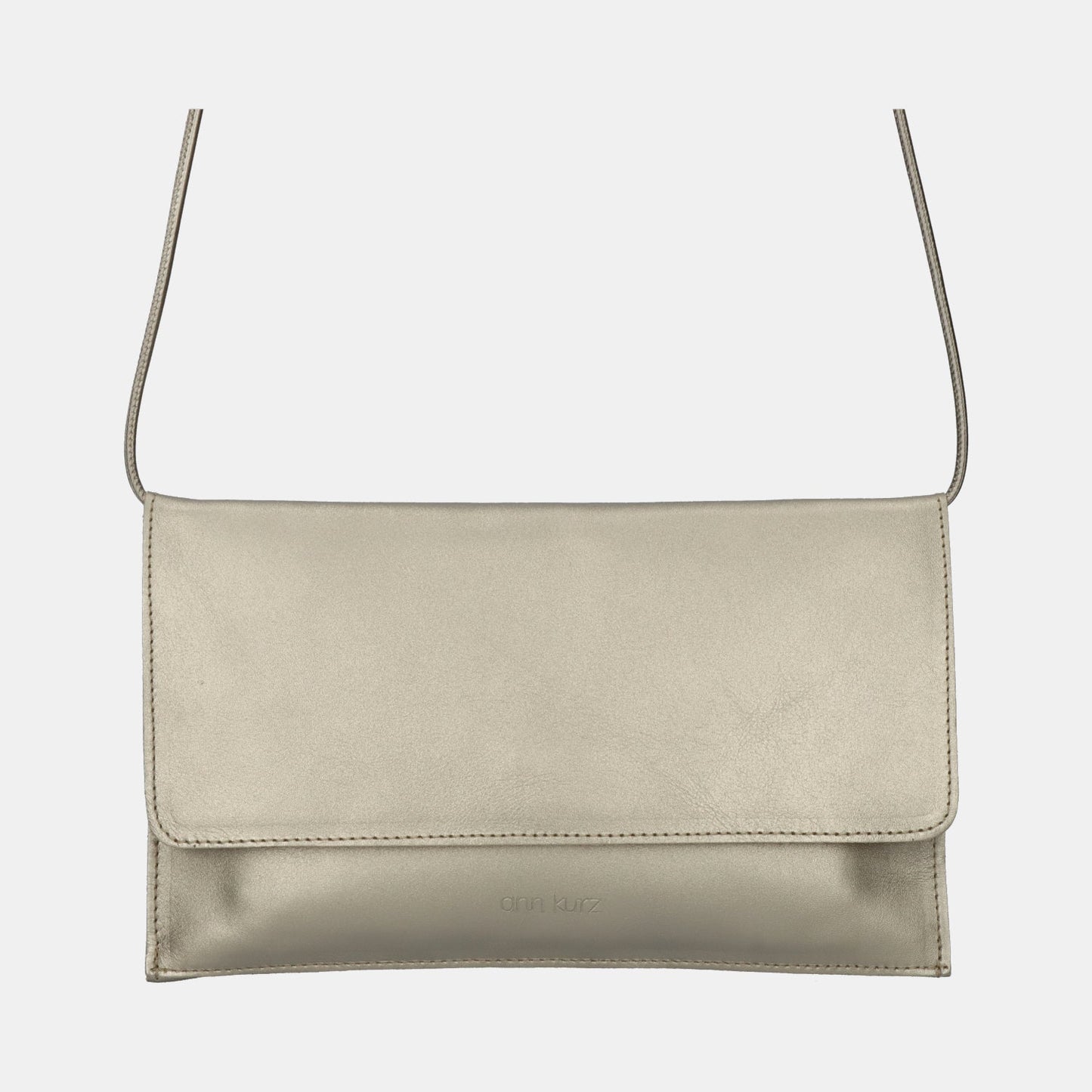 Thin Clutch - Metallic Gold - ann kurz