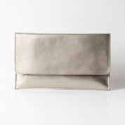Thin Clutch - Metallic Light Gold - ann kurz
