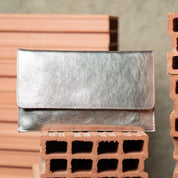 Thin Clutch - Metallic Platin - ann kurz