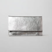 Thin Clutch - Metallic Platin - ann kurz