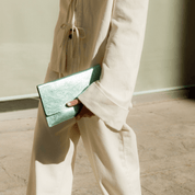 Thin Clutch - Metallic Provence - ann kurz