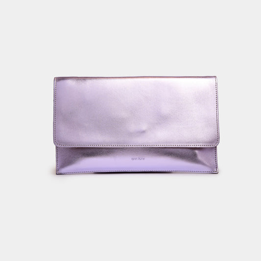 Thin Clutch - Metallic Specchio Fluorita - ann kurz