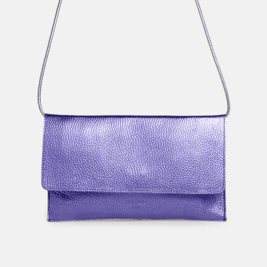 Thin Clutch - Metallic Specchio Fluorita - ann kurz