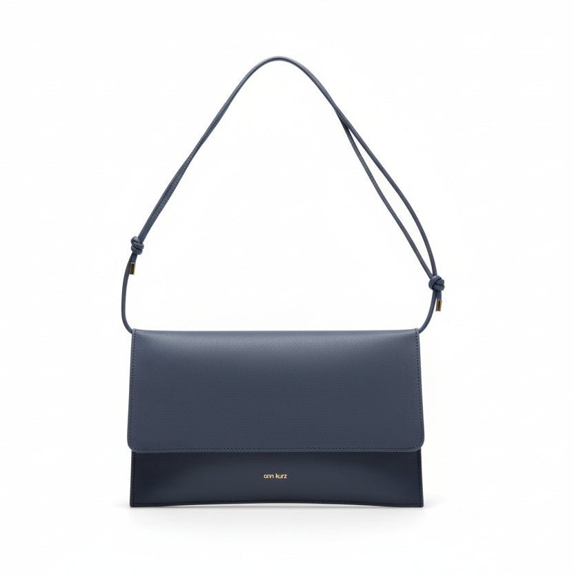 Thin Clutch - Nappa Azul - ann kurz
