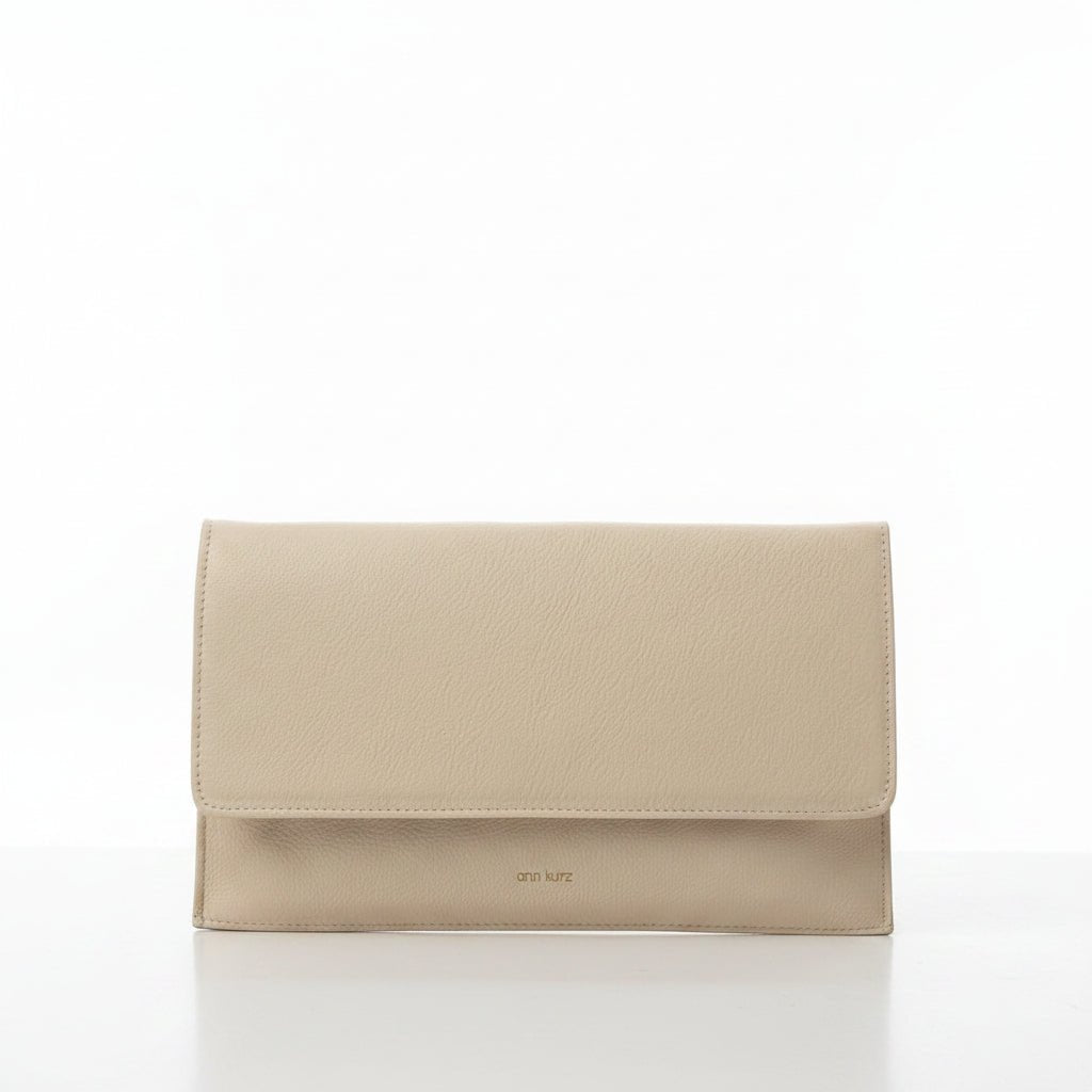 Thin Clutch - Nappa Beige - ann kurz