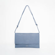 Thin Clutch - Nappa Blue - ann kurz