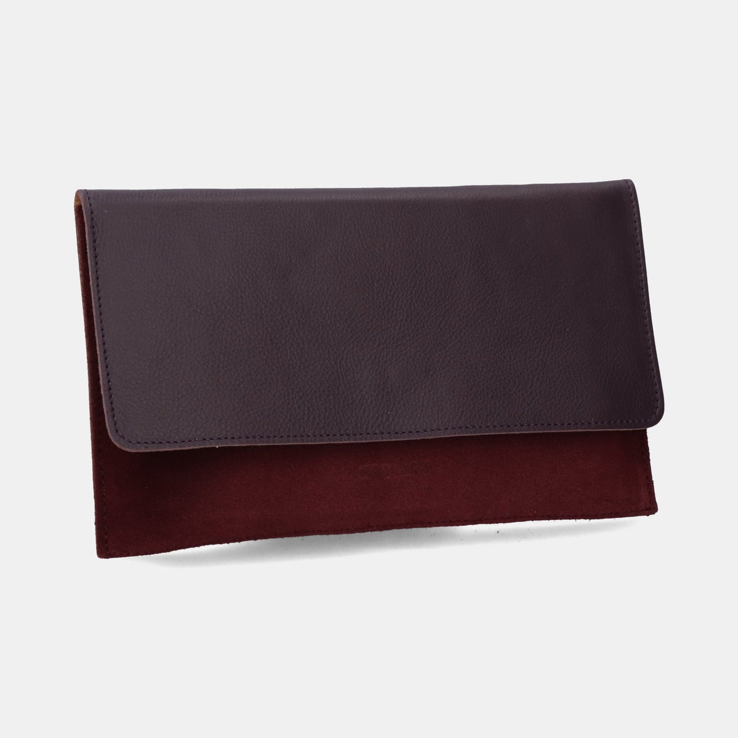 Thin Clutch - Nappa Mix Maroon - ann kurz