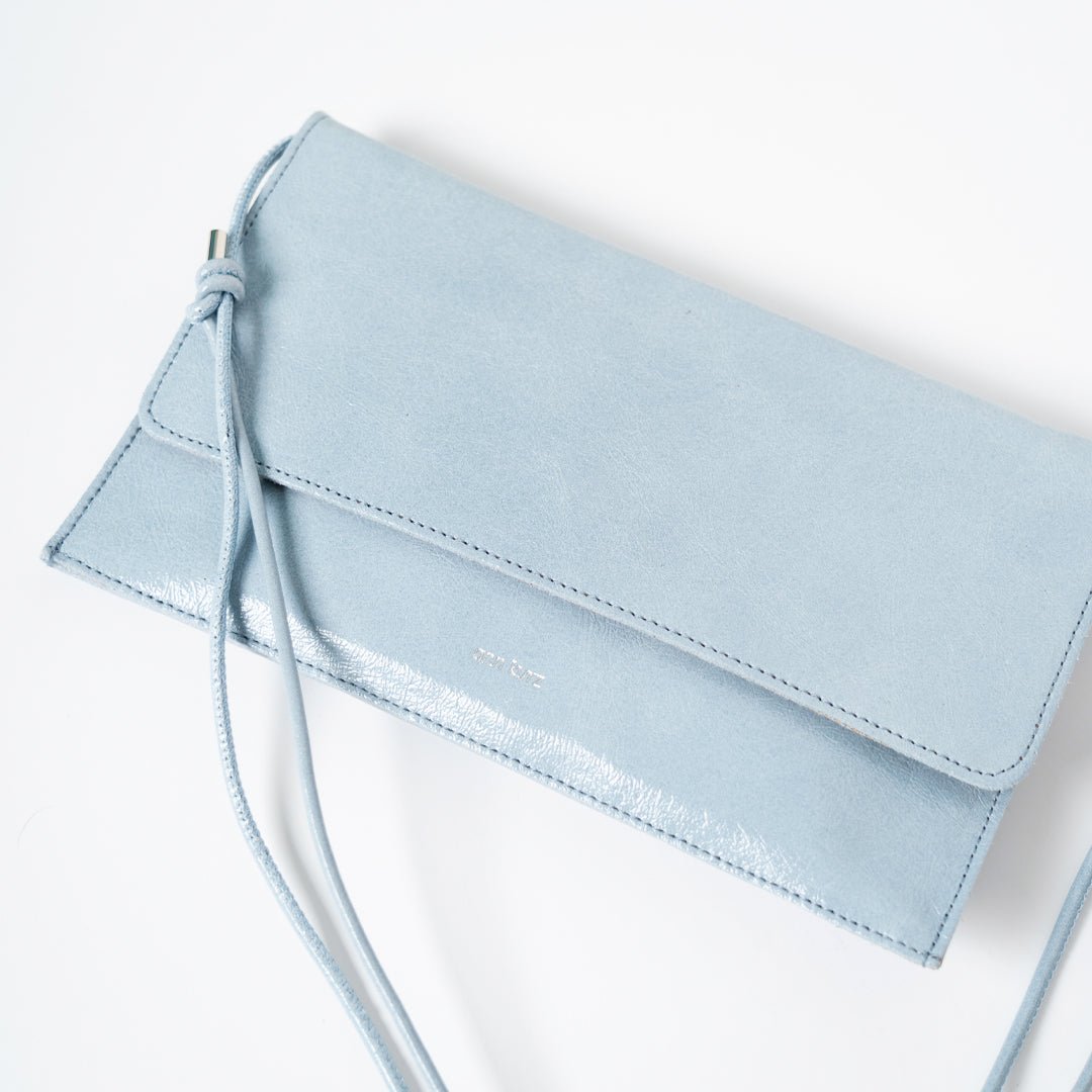 Thin Clutch - Patent Celeste - ann kurz