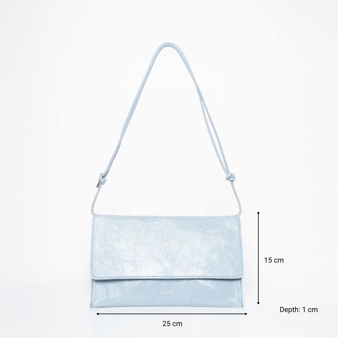 Thin Clutch - Patent Celeste - ann kurz
