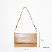 Thin Clutch - Patent Taupe - ann kurz