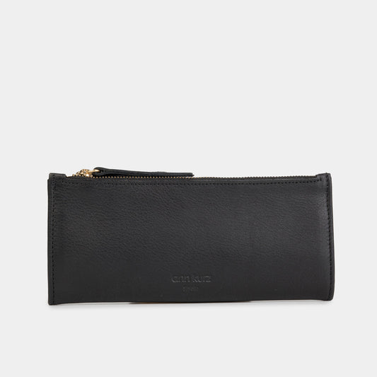 Thin Wallet - Nappa Black - ann kurz