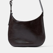 Versatile Hobo - Shiny Leather Moka - ann kurz