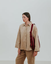 Versatile Hobo - Shiny Leather Navy - ann kurz