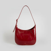 Versatile Hobo - Shiny Nappa Wine - ann kurz