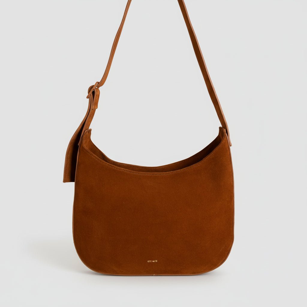 Versatile Hobo - Suede Brown - ann kurz