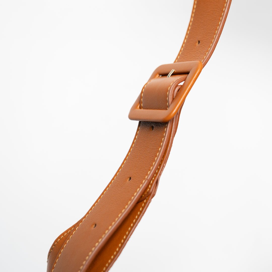 Vertical Shopper - Suede Mix Brown - ann kurz